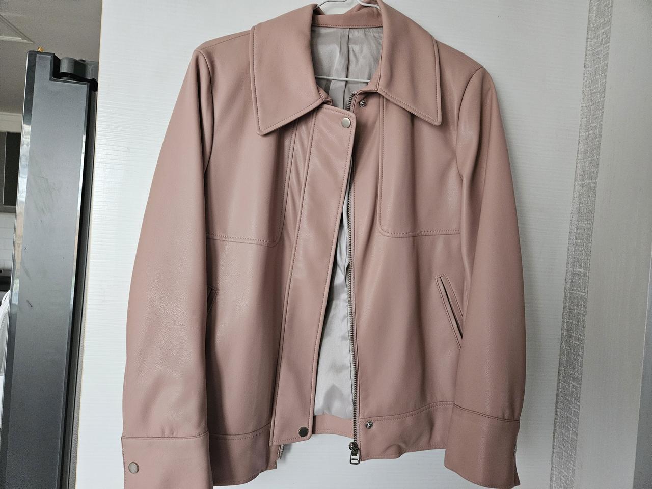 여성 가죽점퍼(새상품)착샷ㅇ