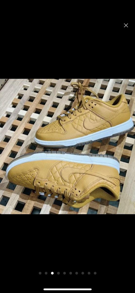 [새신발 풀박 245] 나이키코리아 덩크 퀄팅 된장 모카