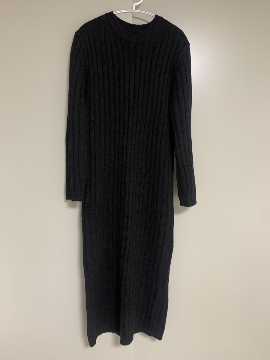 니트원피스 뒷트임원피스 블랙원피스