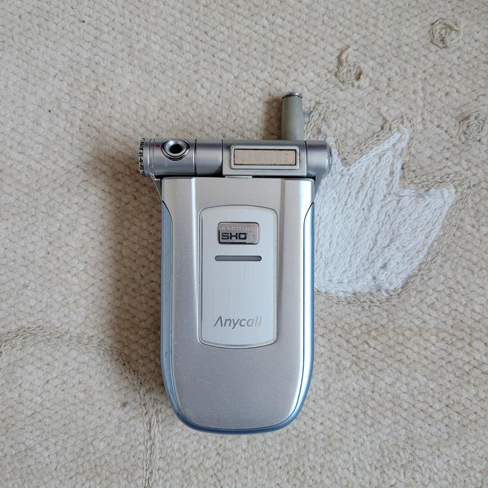 애니콜 차태현폰 스카이블루 X7800 소장폰