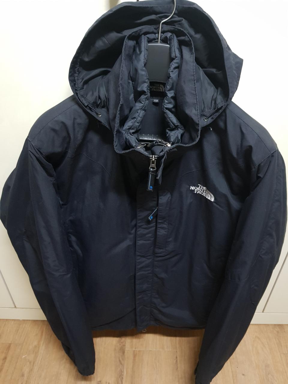 노스페이스 바람막이 decker 경량패딩 세트 110