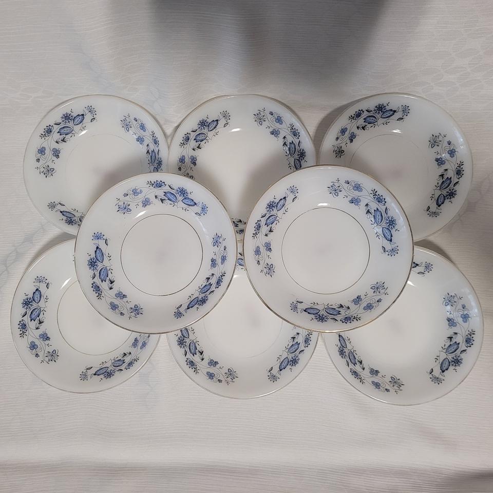 빈티지 국산파이렉스 오목접시 8장