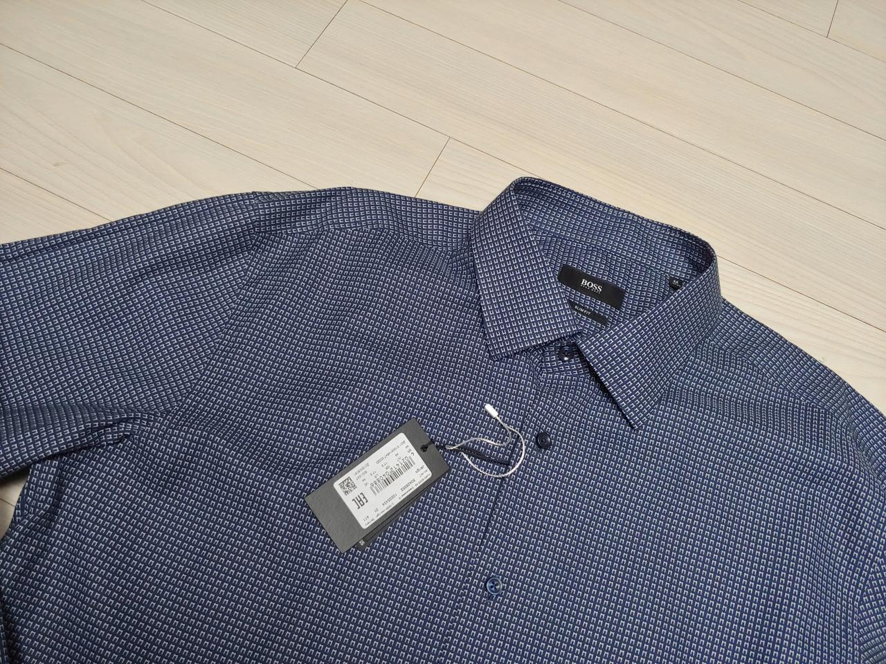 44 휴고보스 마이크로패턴 장고 슬림핏 50428532