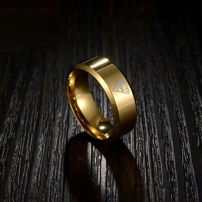 새 골드 슈퍼맨 남성 반지 패션 선물 기념일 쥬얼리 악세사리 