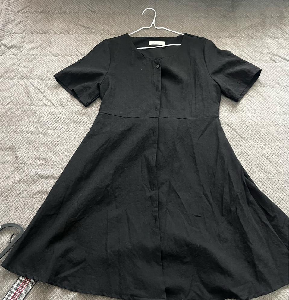블랙 리본 미니 원피스 여름 데이트룩 데일리룩 꾸꾸꾸 여친룩