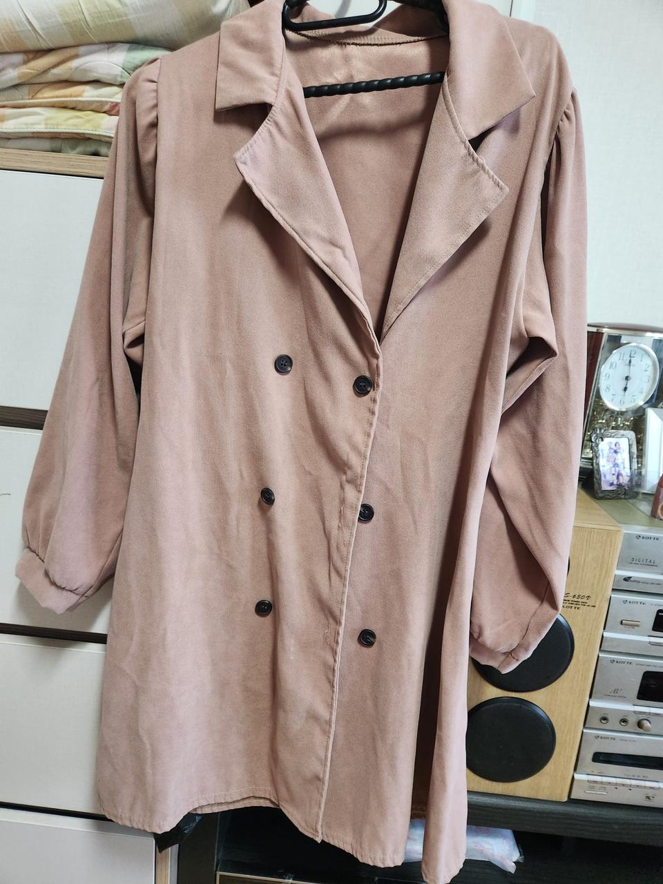 벨트 랩 셔츠 트렌치 하프 코트 캐쥬얼 정장 하객룩 가을 봄 베이지 긴팔