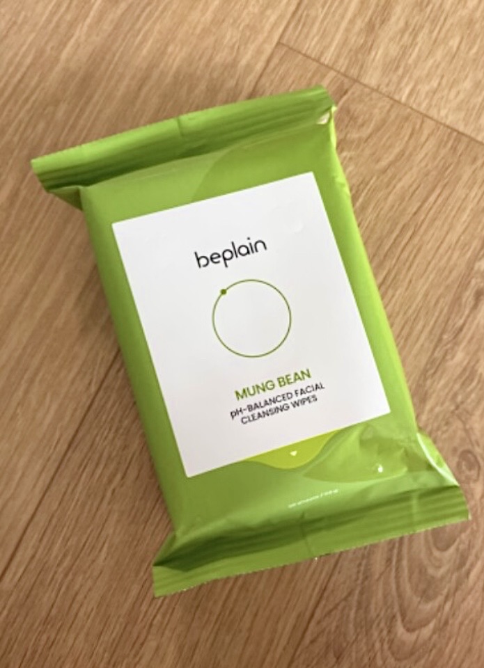 비플레인 녹두 약산성 클렌징 워터 티슈 20매