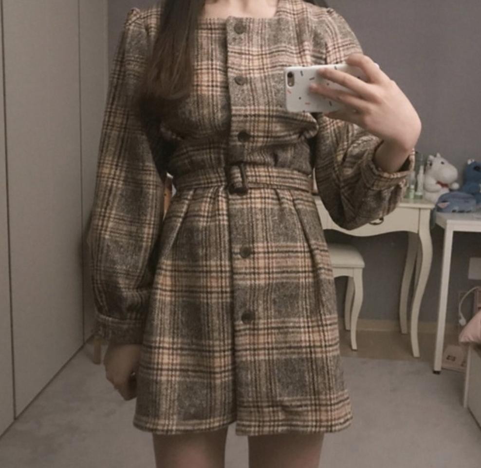 모직원피스 꾸안꾸 여친룩 데일리룩 글로니보헤미안서울마뗑킴미닛뮤트스컬프터
