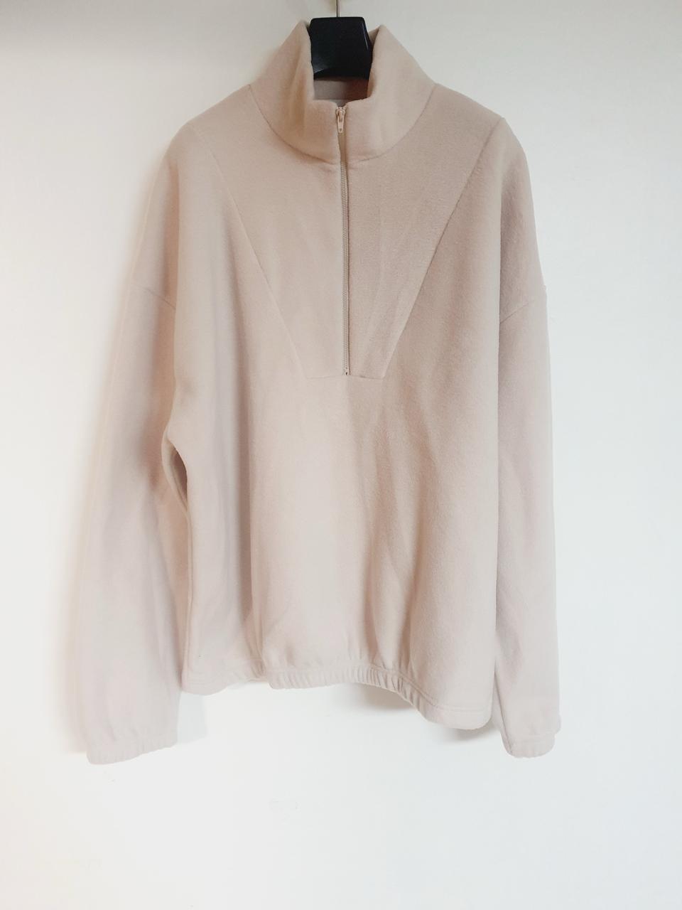 남성 후리스 반집업 아노락-라이트베이지(95-110)/가슴단면 68cm