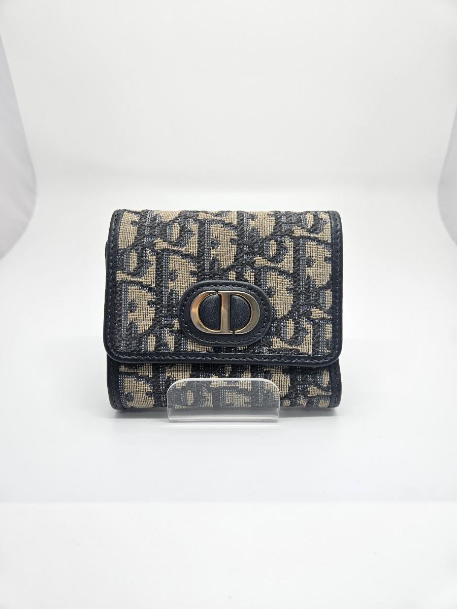 디올 30 몽테인 로터스 오블리크 중지갑