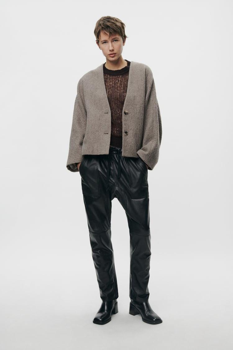 자라 울 스트레이트 재킷 MANTECO ZW / 새상품 / zara