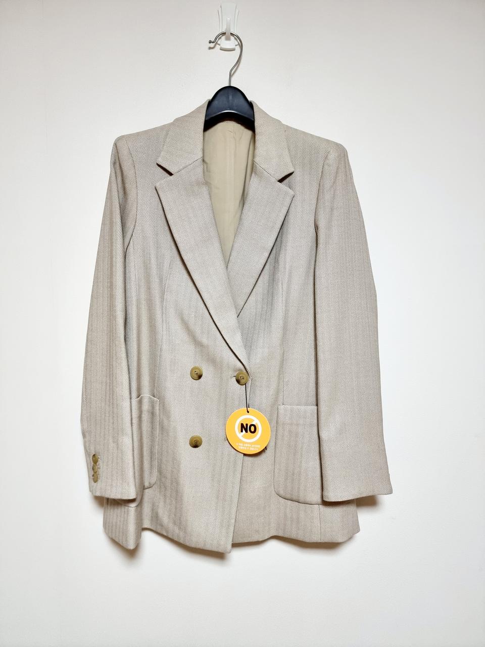 [새제품] 셀렙샵 여성 헤링본 더블버튼 자켓 (77)