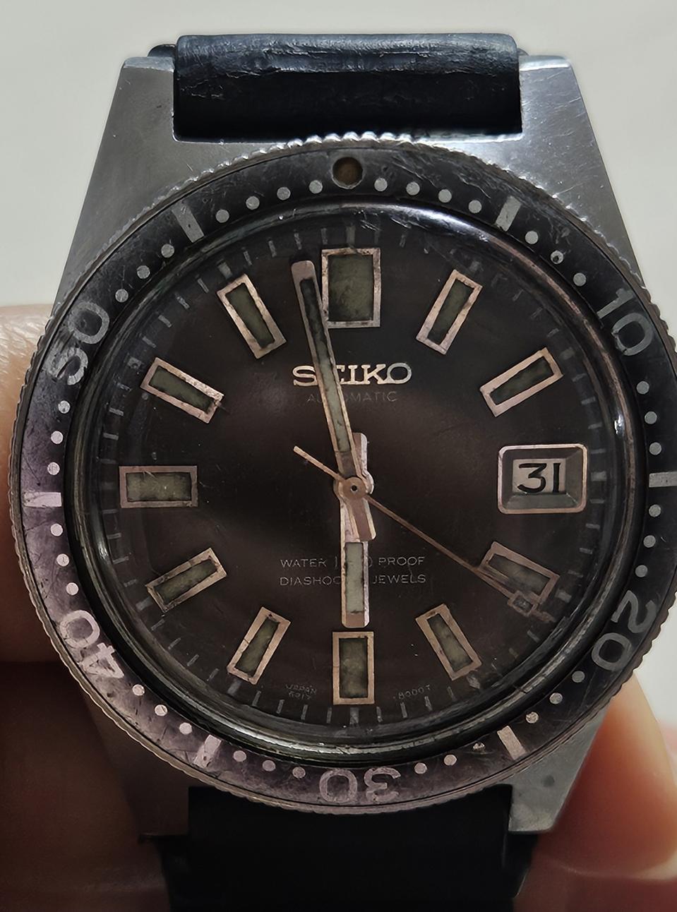 세이코 빈티지 다이버의 레젼드 62마스 시계