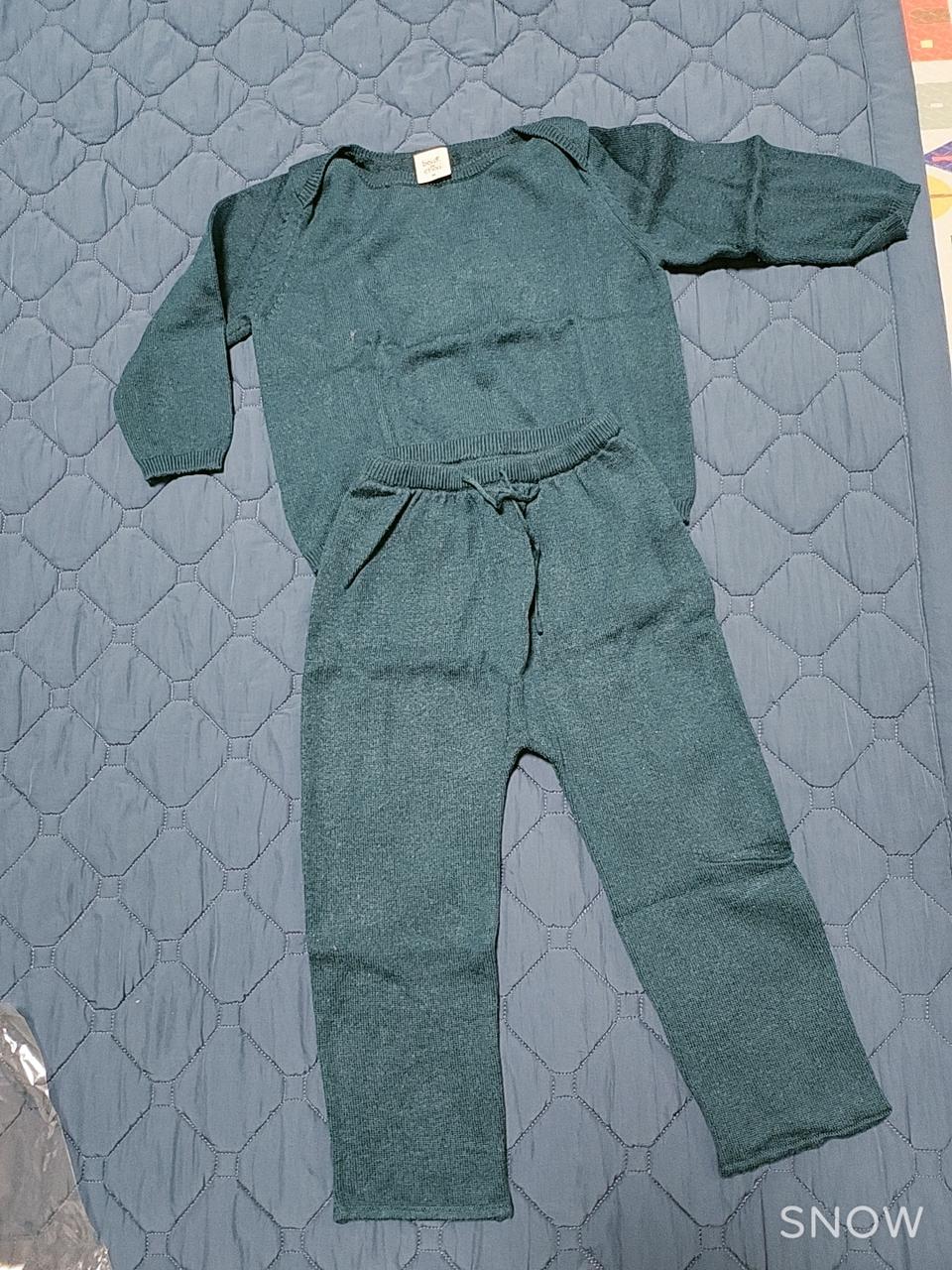 유아 니트 셋트