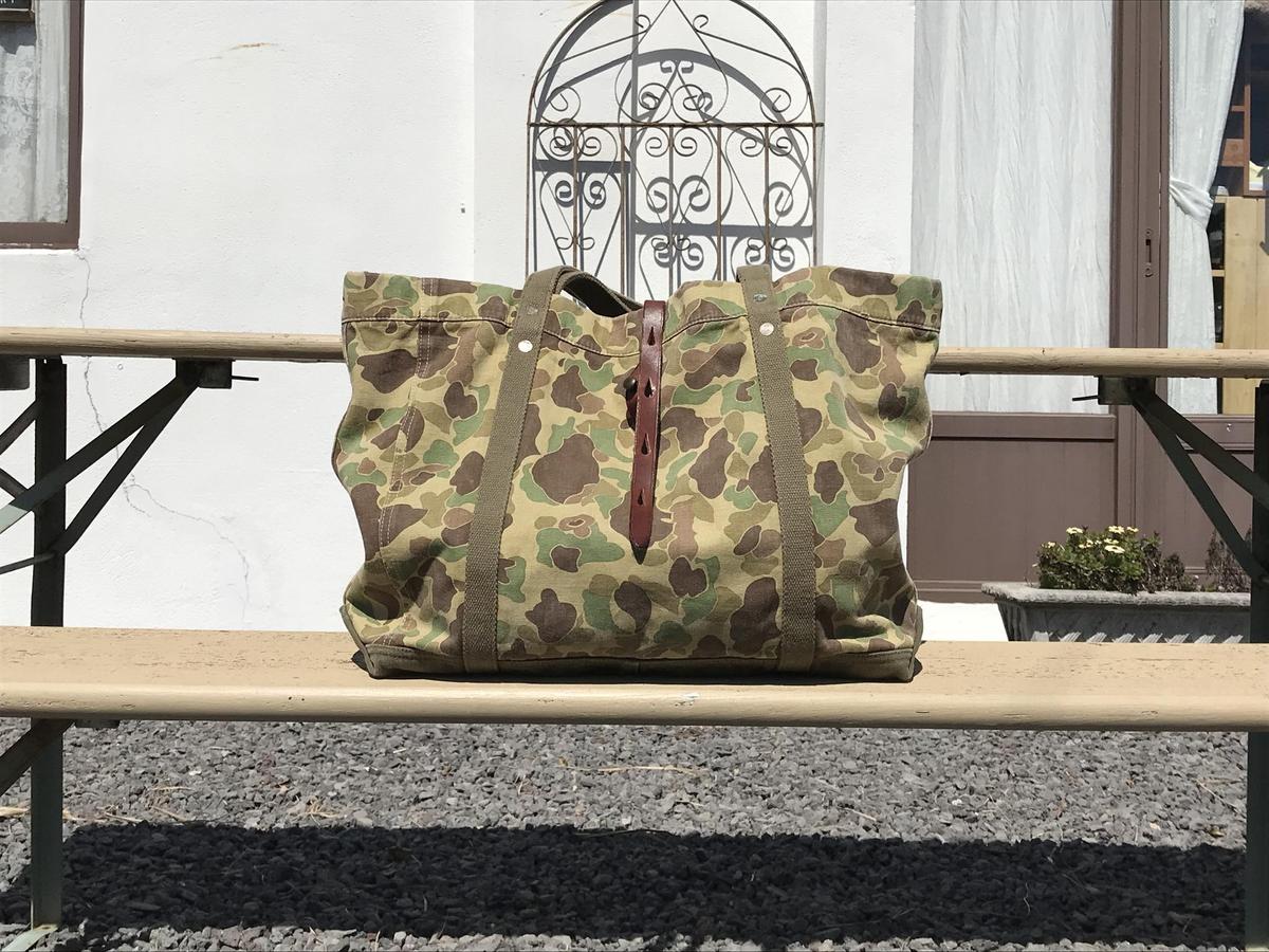 더블알엘 RRL 카모 토트백