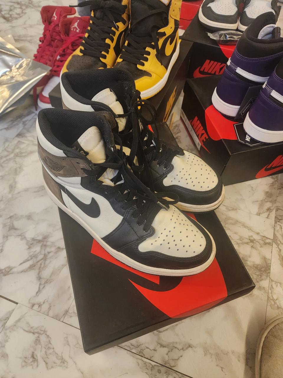 나이키 조던1 다크모카 하이 260