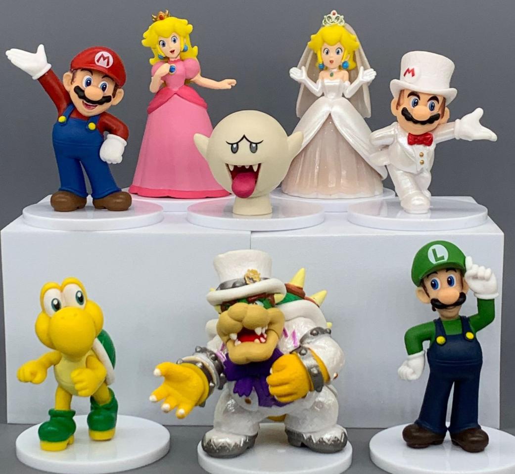 슈퍼 마리오 피규어 8종세트