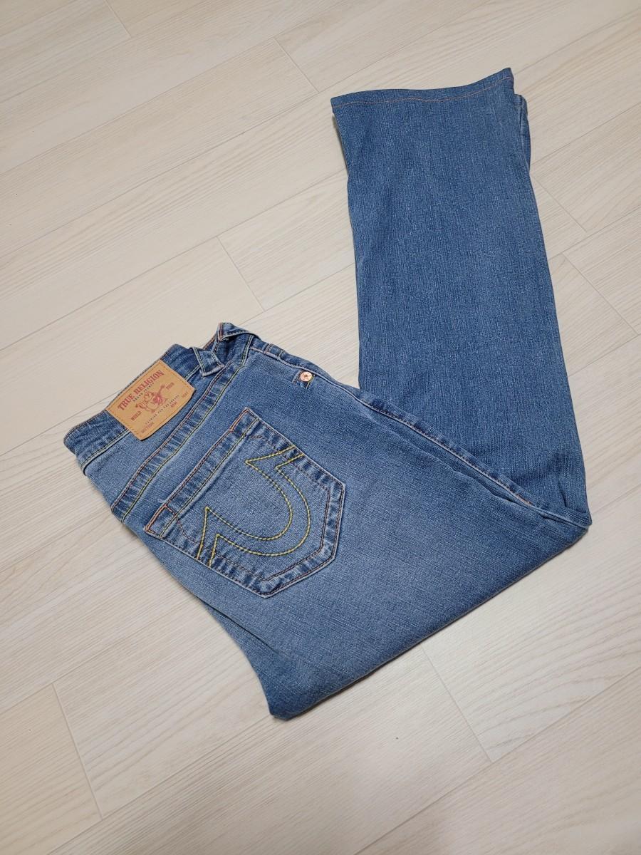 트루릴리전 패치 데님팬츠 진 청바지 28 (거의 새상품)