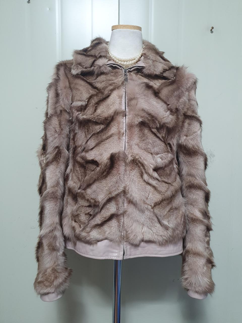 JIGOTT 지고트 여우털 코트.자켓.폭스.모피