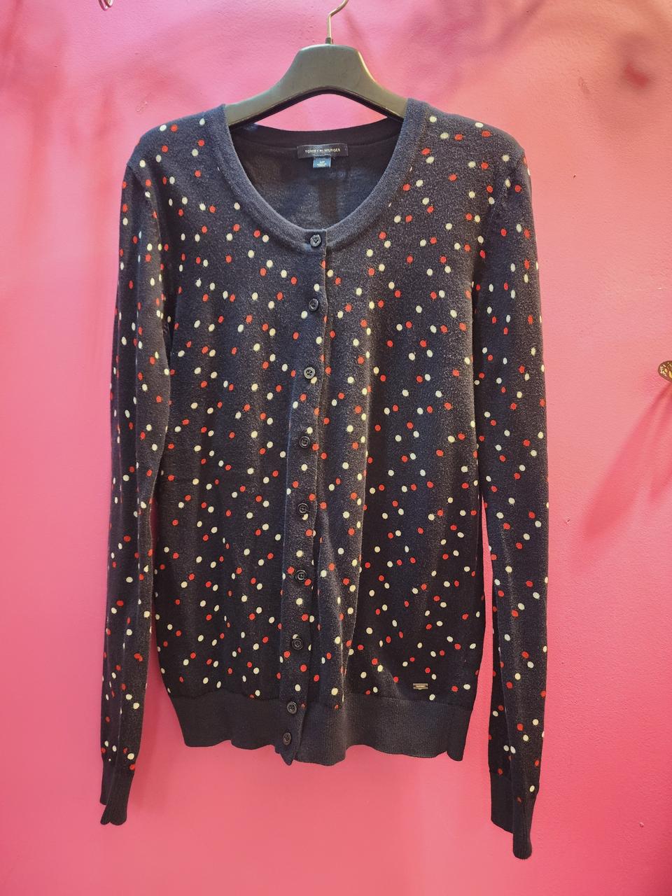 타미힐피거 니트가디건S