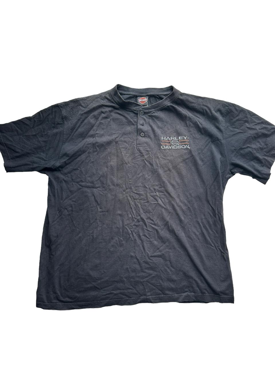 할리 데이비슨 헨리넥 티셔츠 2XL