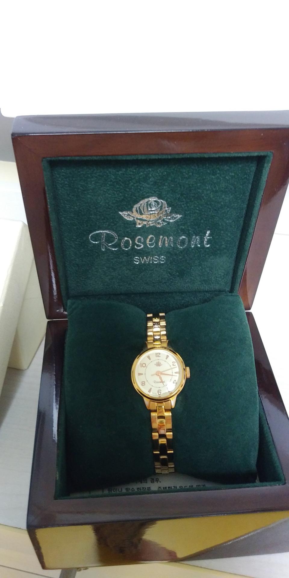 로즈몽 손목시계 보증서,케이스,박스,연장줄포함,7만원,상태최상