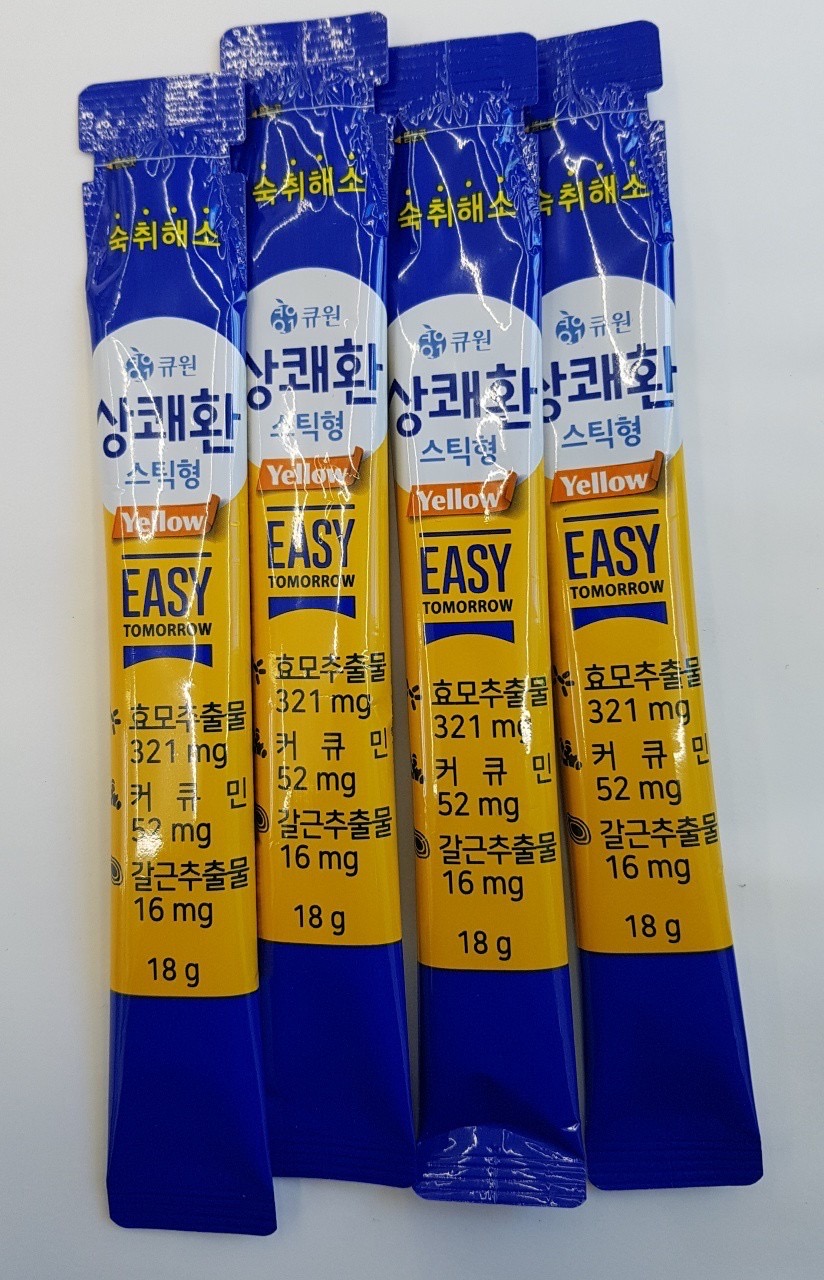 상쾌한 스틱 숙취해소음료 3개