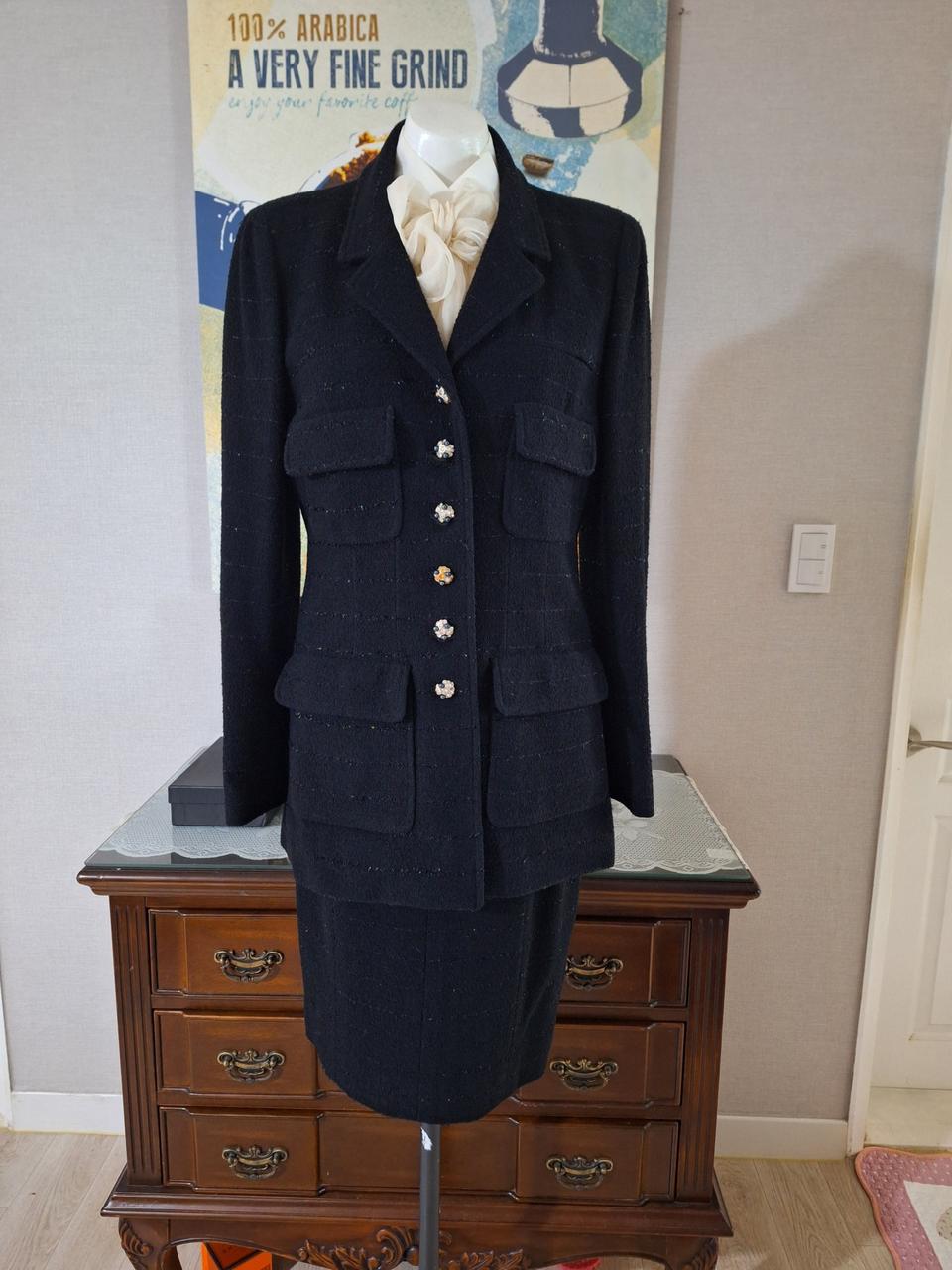 샤넬 트위드 투피스 (정품)