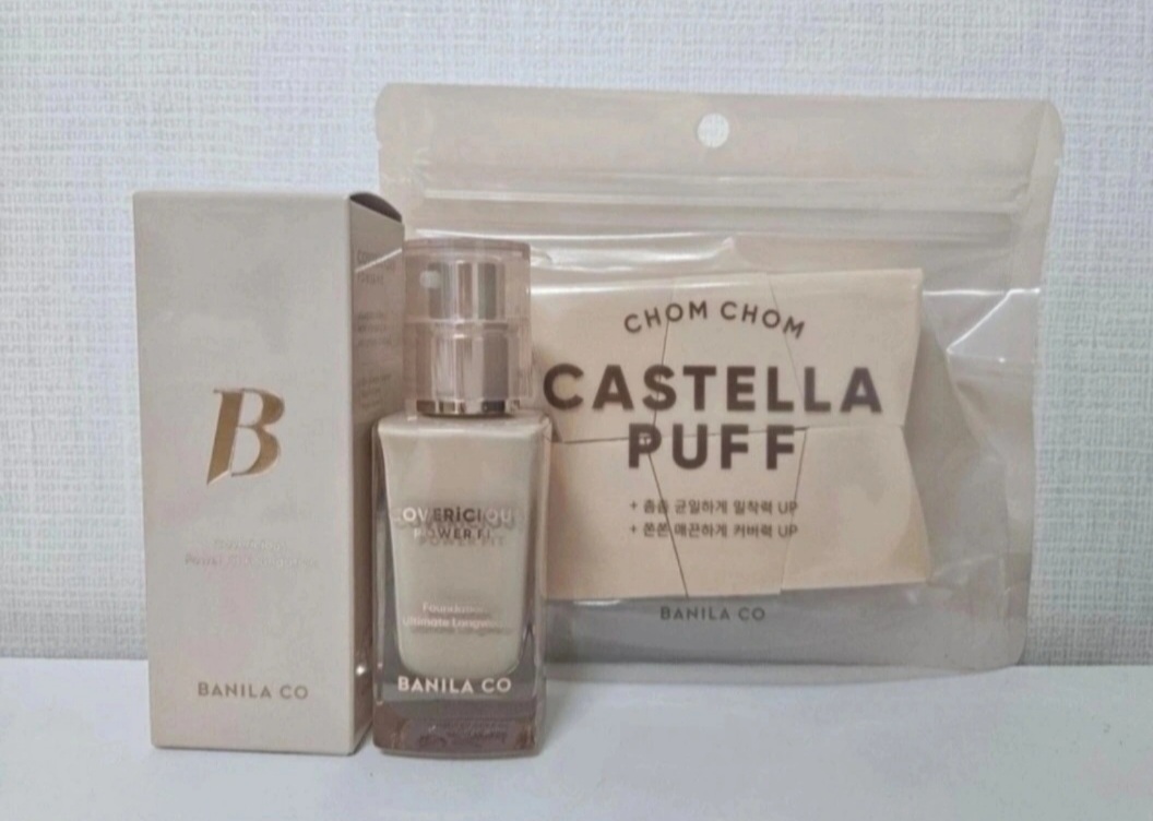 택포)바닐라코 파운데이션 + 바닐라코 카스테라 퍼프