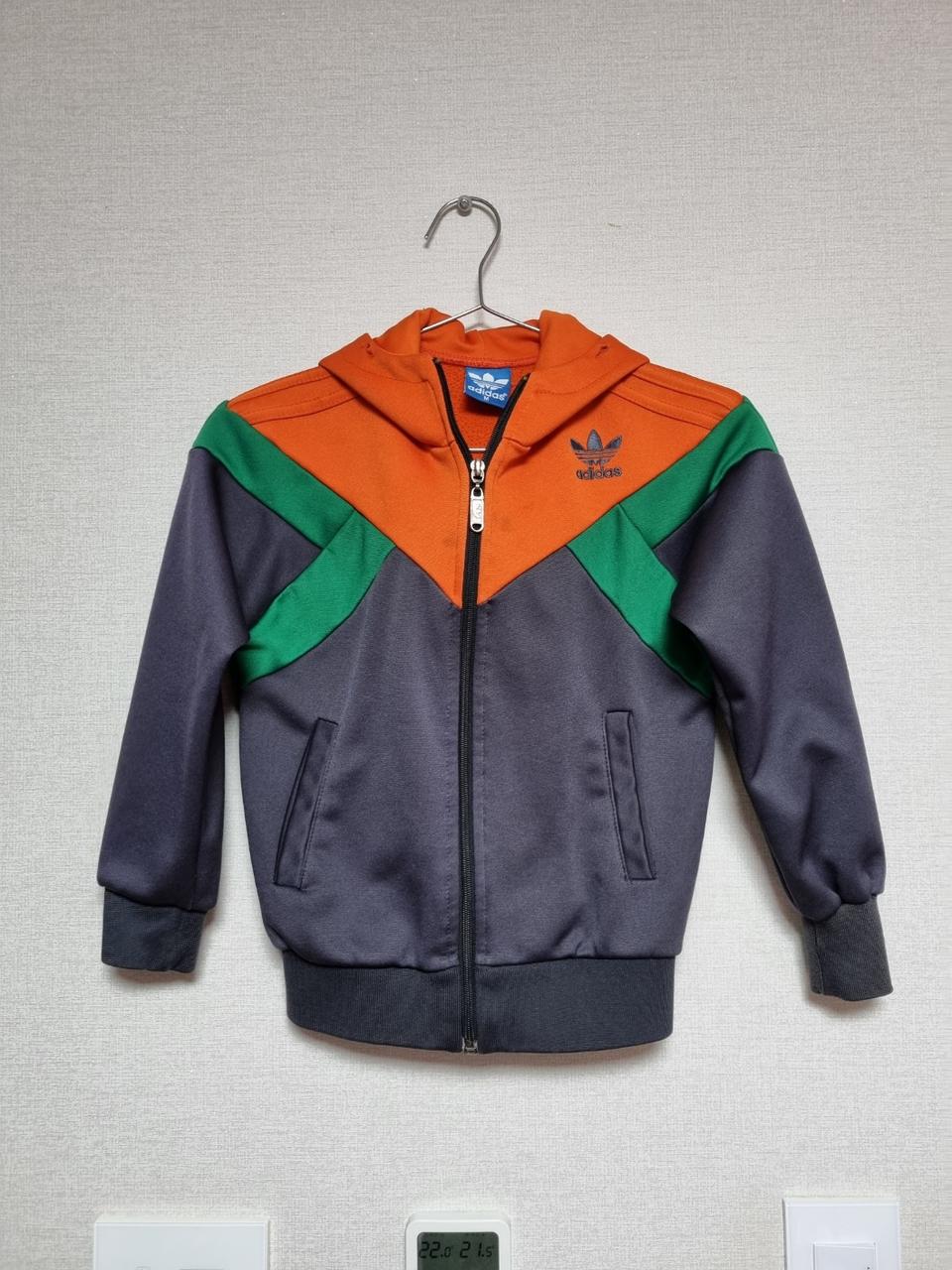 adidas 아디다스 키즈  약기모 집업 후드져지 120