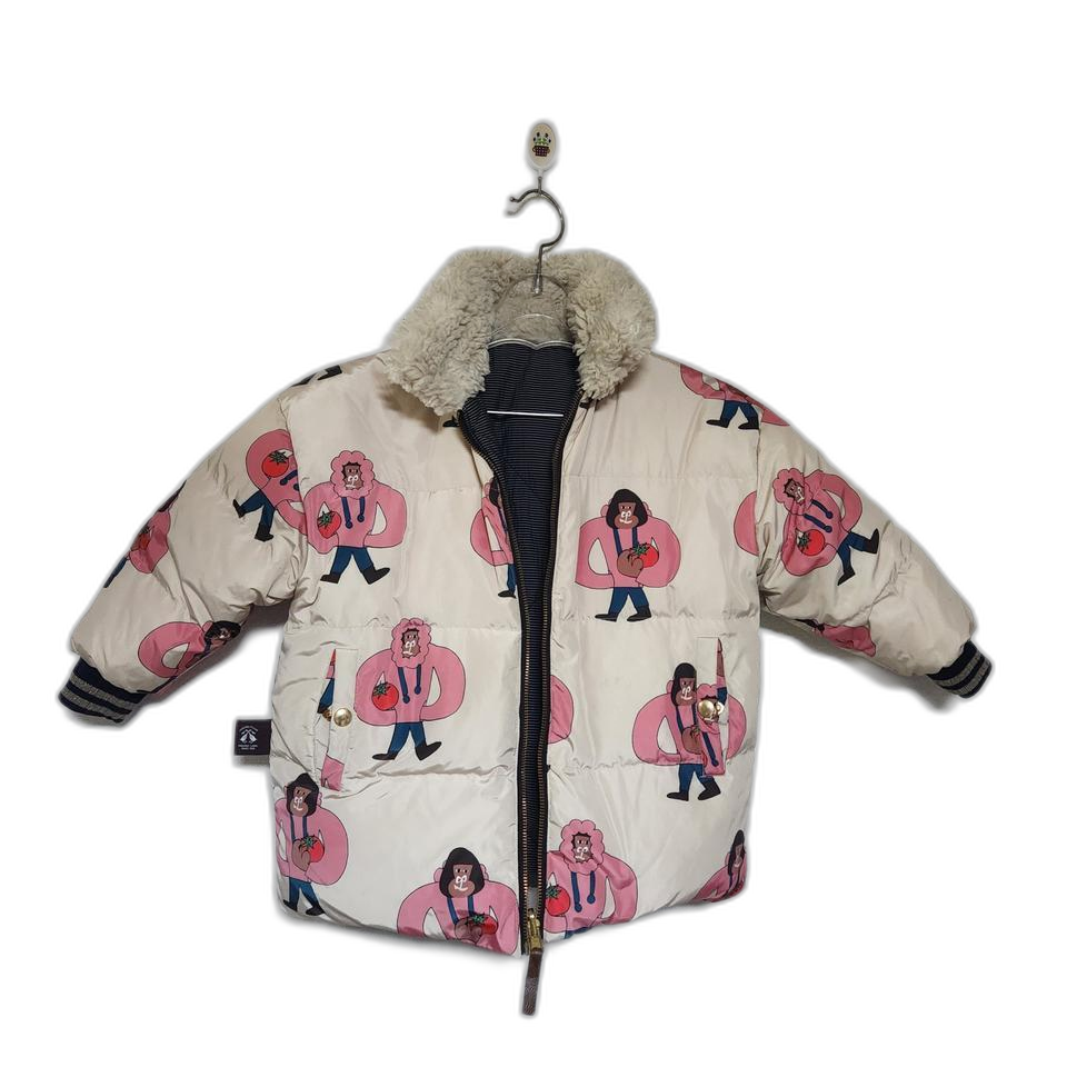 리미떼두두 오리털 리시버블 점퍼 4-5세