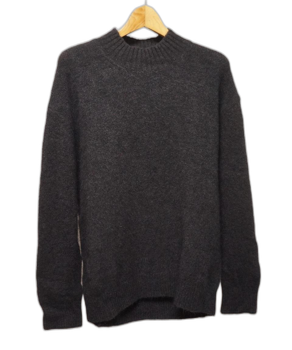 김서령디자이너 블랙 반폴라 니트 여성66