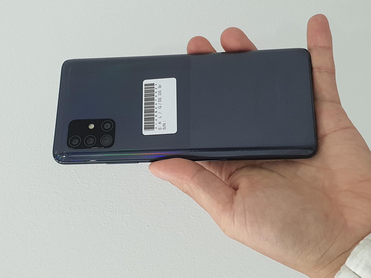 갤럭시A51 블랙 128기가 정상해지 상태깨끗