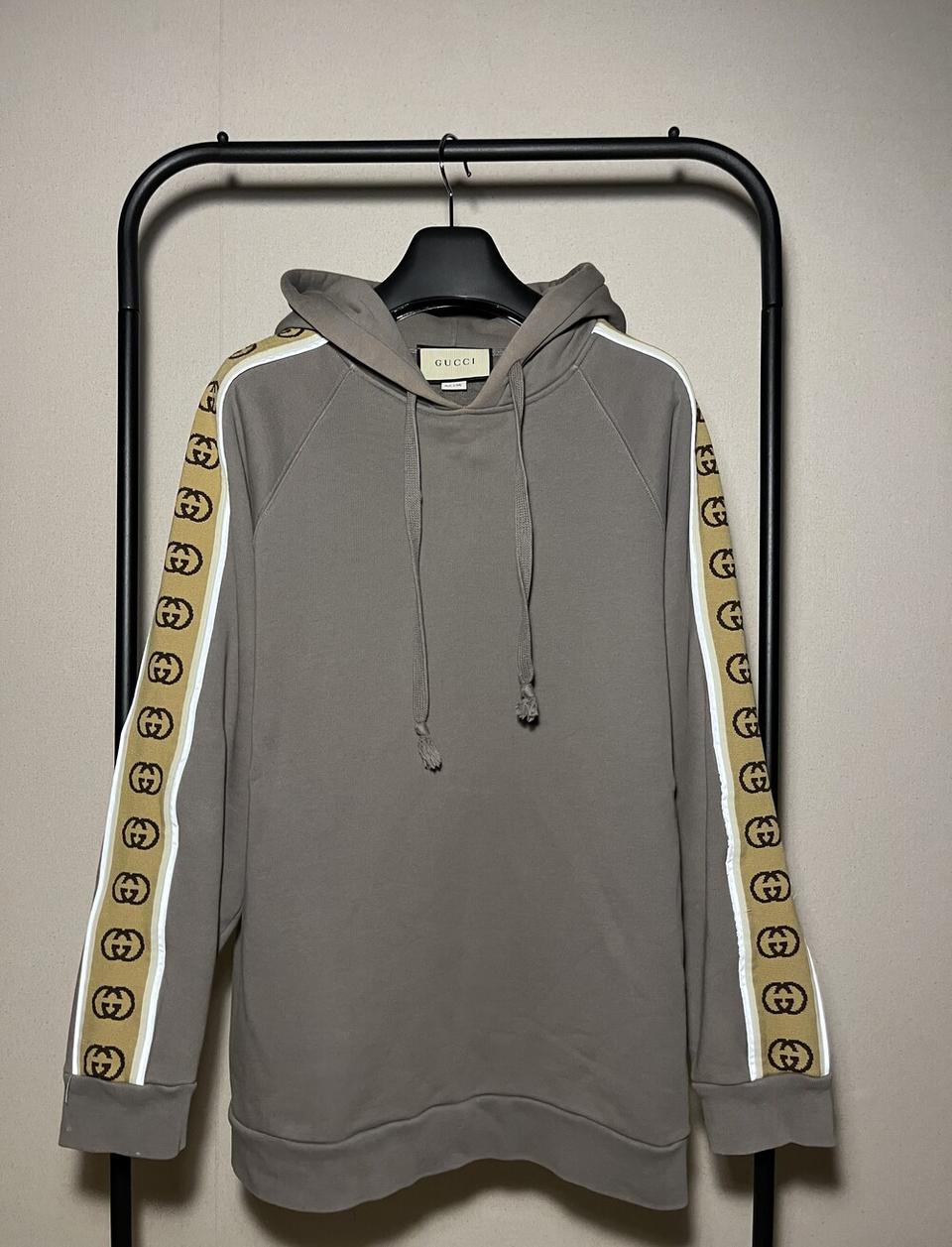 [L] 구찌 인터로킹 사이드로고 후드티