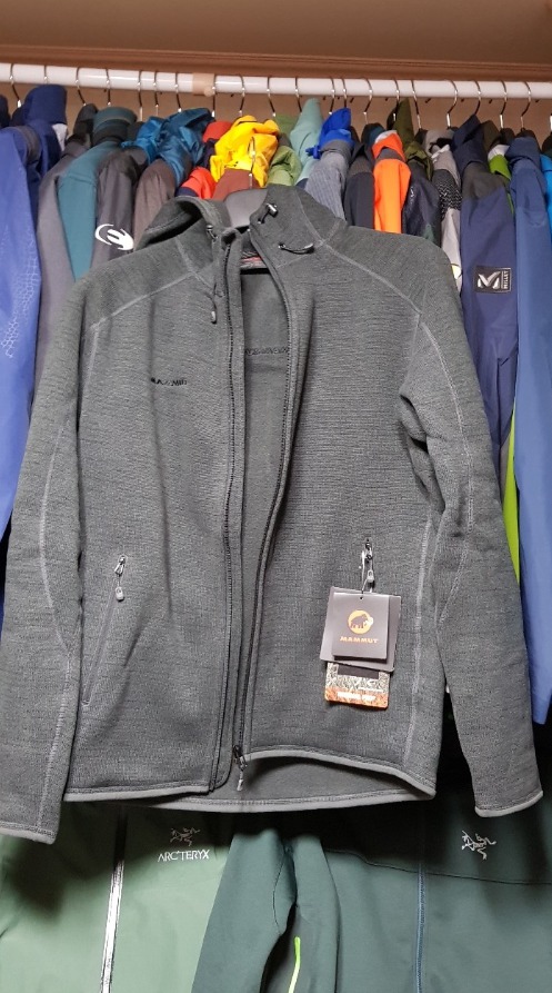 MAMMUT 마무트 폴라텍 후디드 자켓 XL