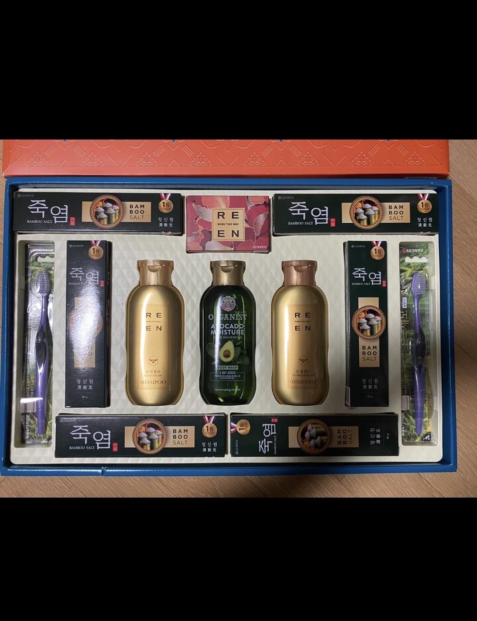 치약칫솔샴푸비누 종합세트