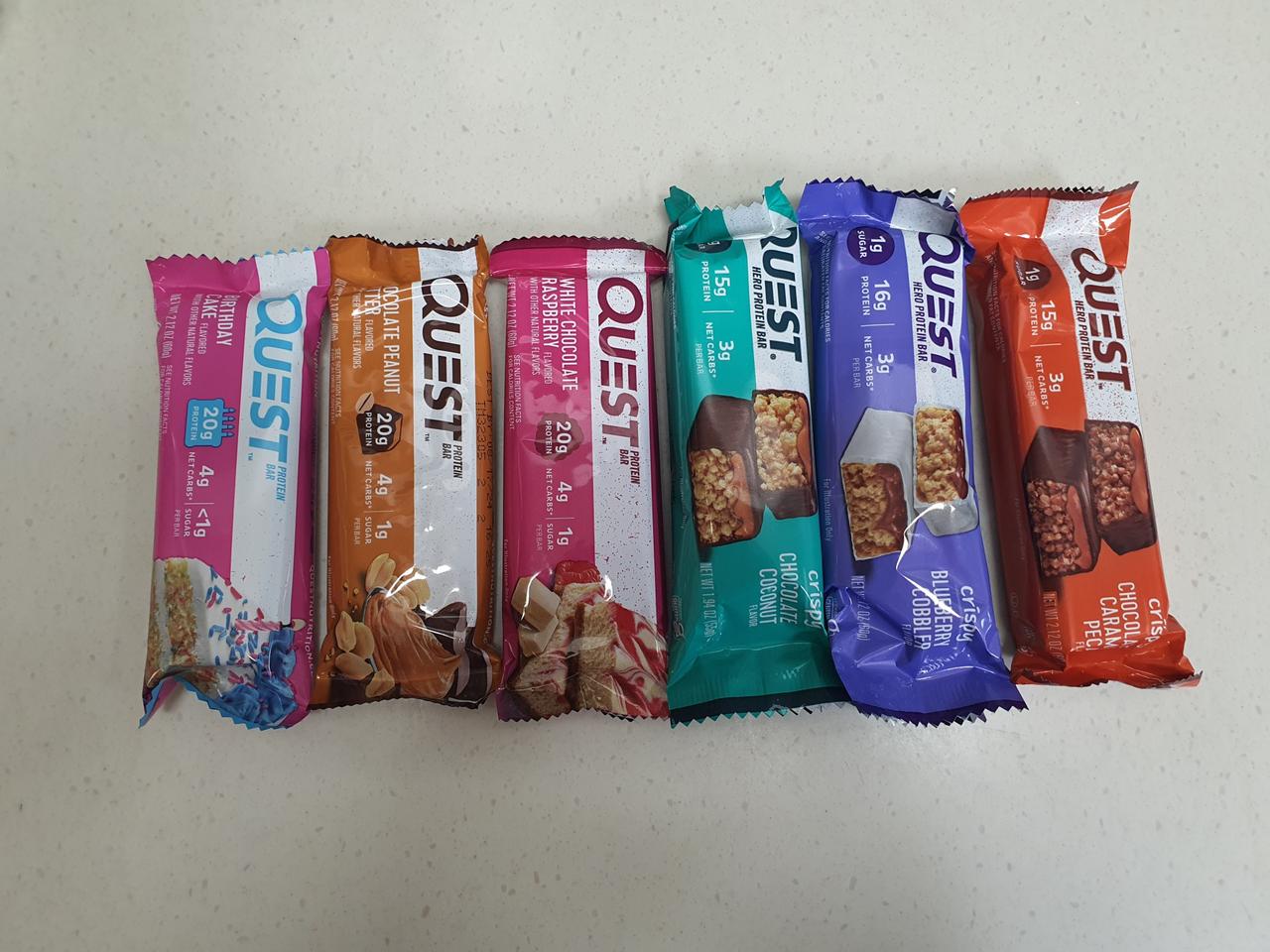 퀘스트프로틴바 6개 묶음