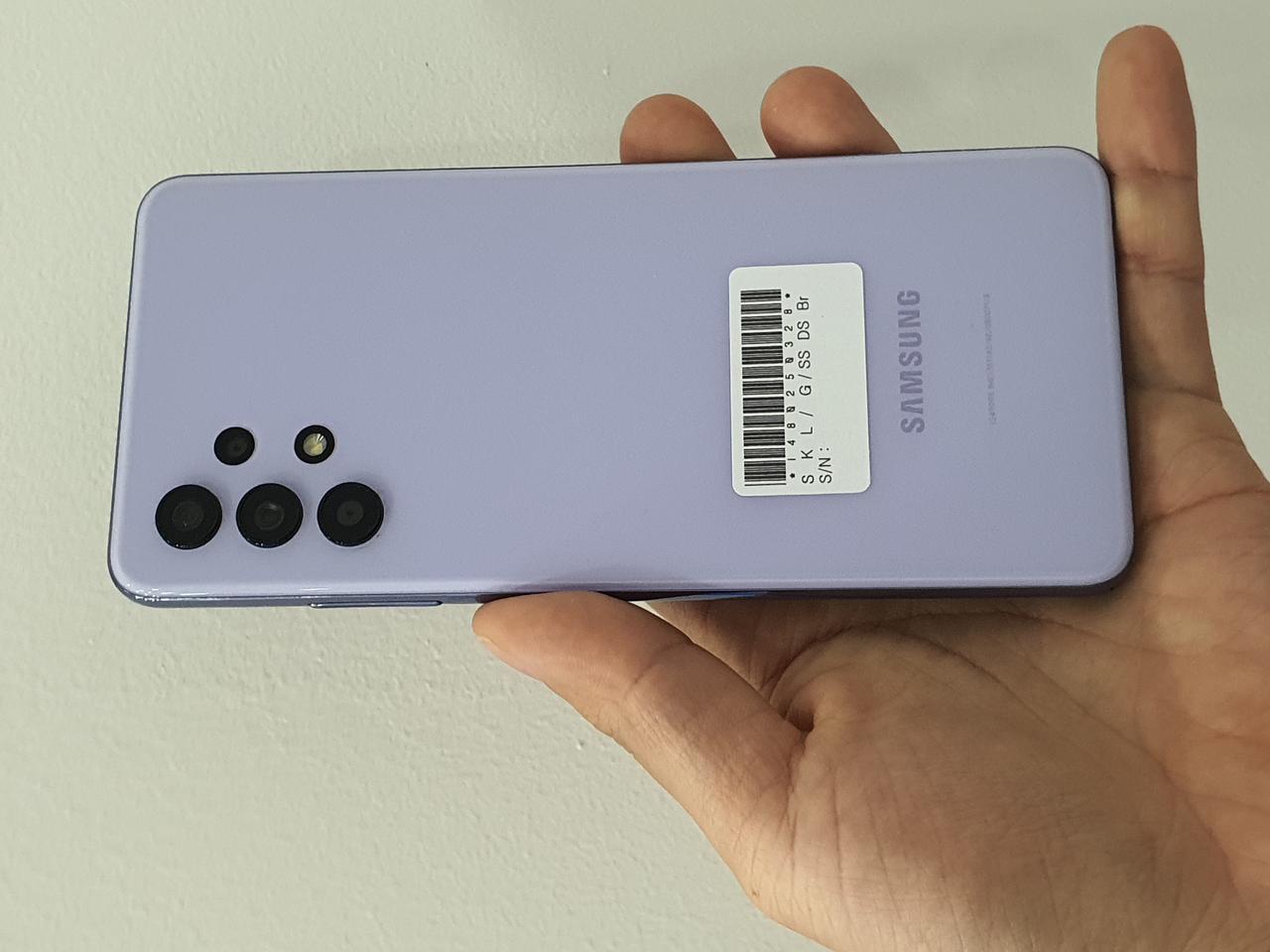 갤럭시A32 퍼플 64기가 정상해지 상태깨끗 