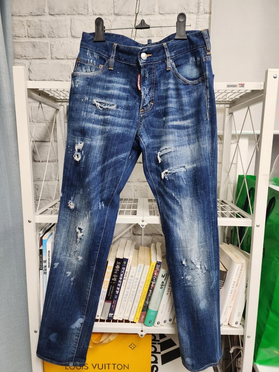디스퀘어드2  중청 스트레치 데님팬츠 청바지(44/28 슬림핏) MG95