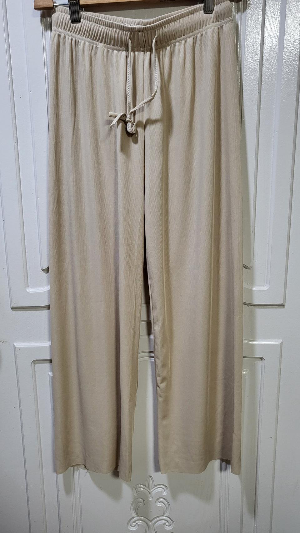 아이보리 와이드팬츠 바지 아이보리 일자바지 긴바지 베이지 팬츠 면바지