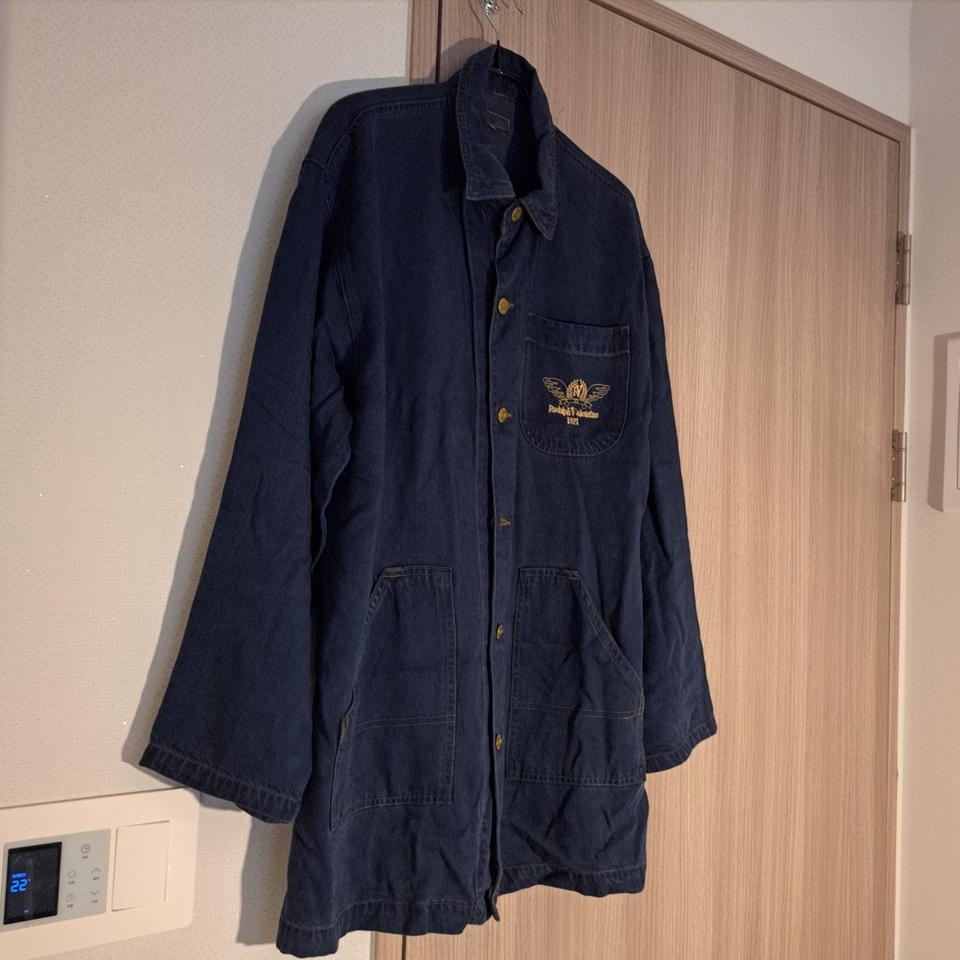 Rudolph Valentino 1921 Denim Shirt Coat