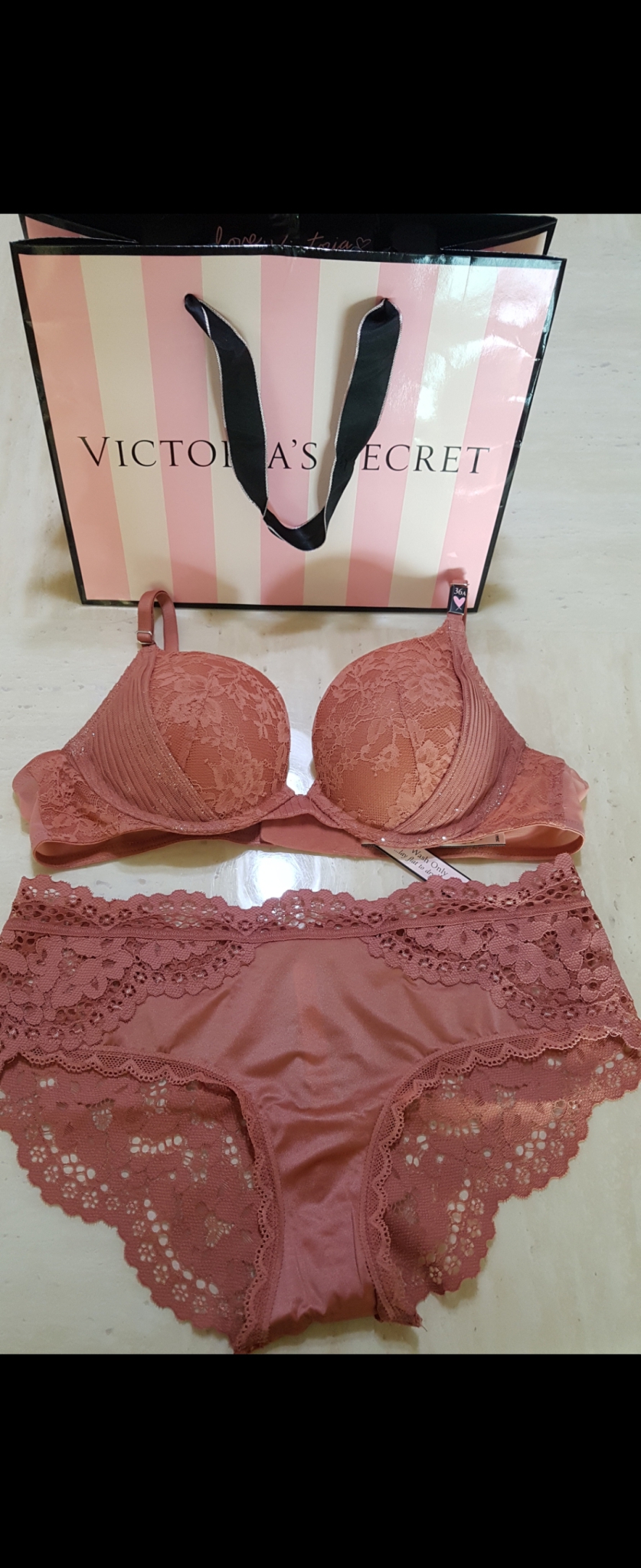 (정품) VICTORIA'S SECRET(새상품) 브라팬티세트