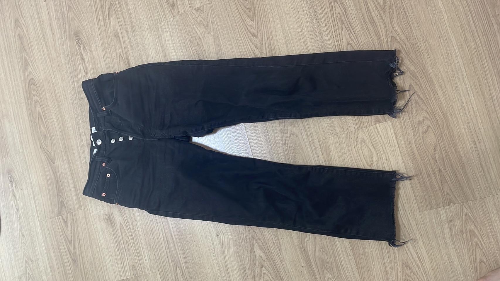 망고 27 스트레이트 블랙진