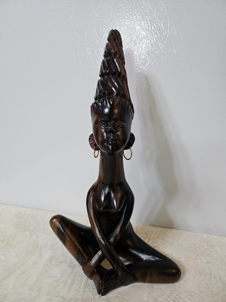 아프리카 케냐 목단 여인 작품