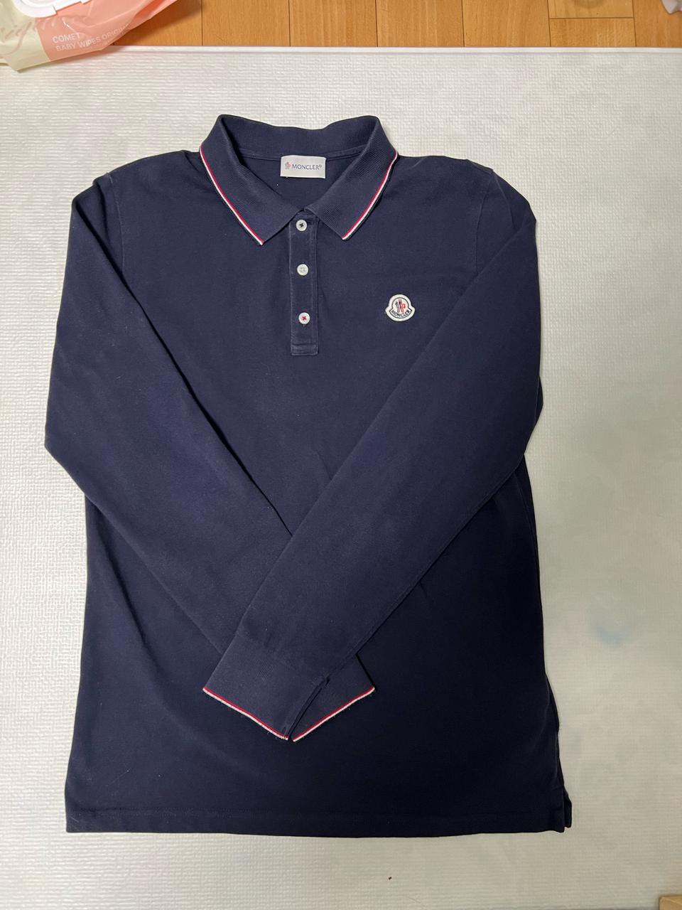 몽클레어키즈 네이비 삼선카라티 14y 66가능