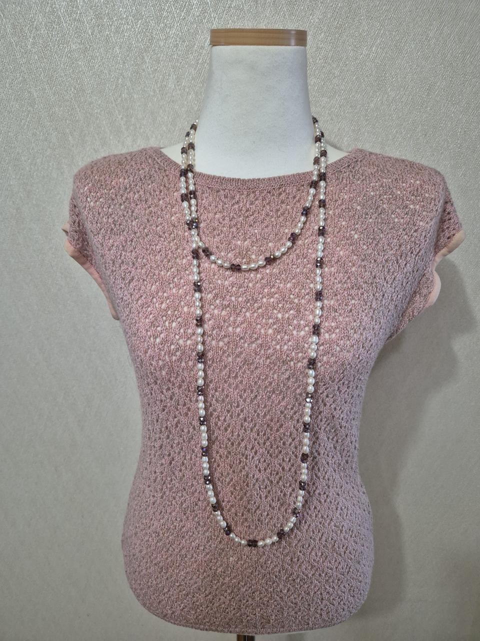 리얼 진주 목걸이 팝니다.