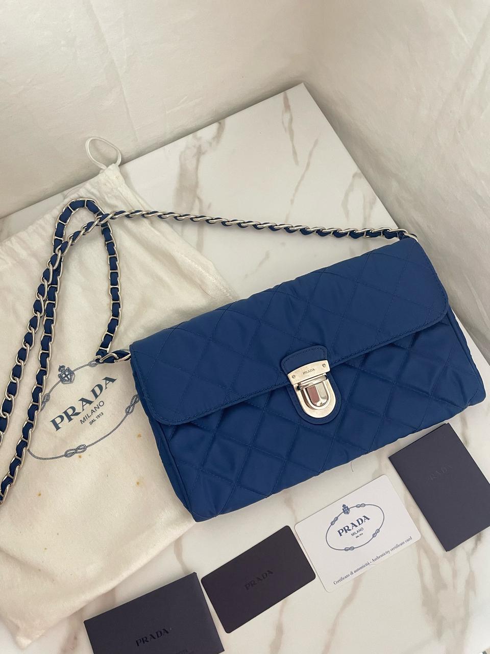 프라다 퀄팅 체인백 크로스백 정품