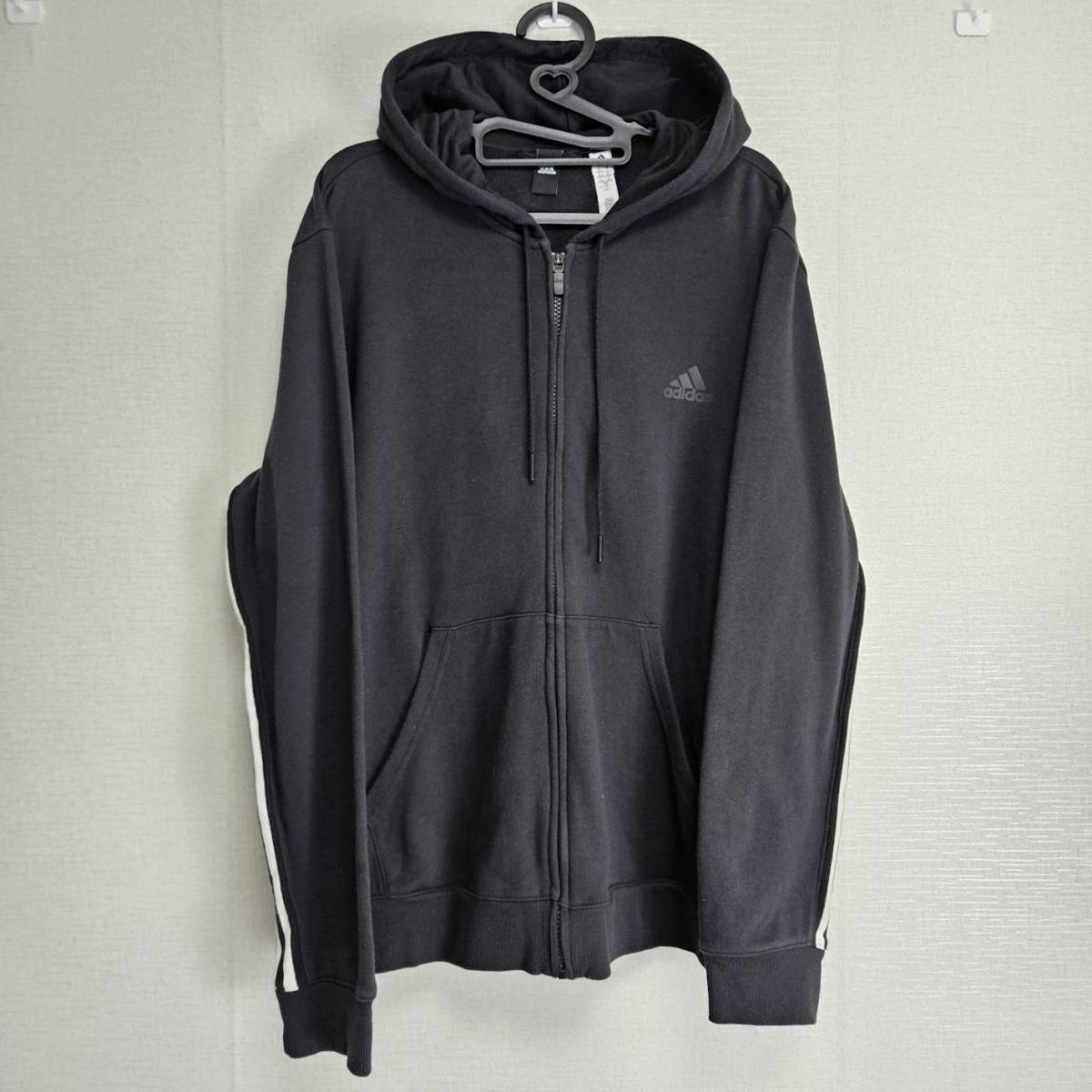 아디다스 리버스 삼선 후드집업 L(105-110)