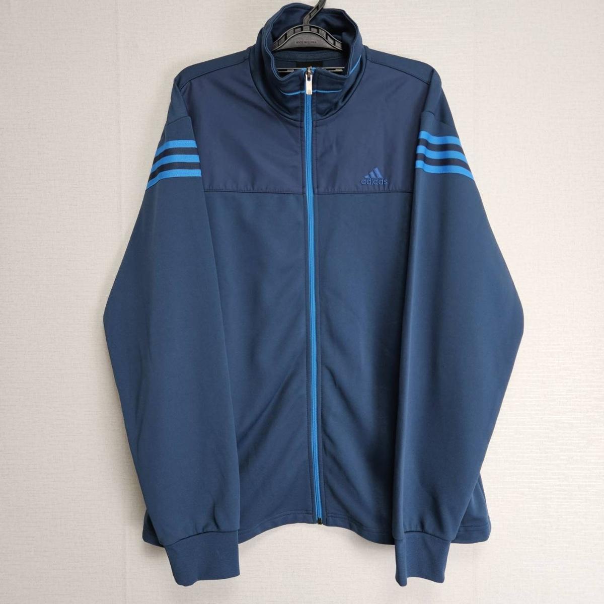 아디다스 삼선로고 트레이닝 저지집업 네이비블루(105)