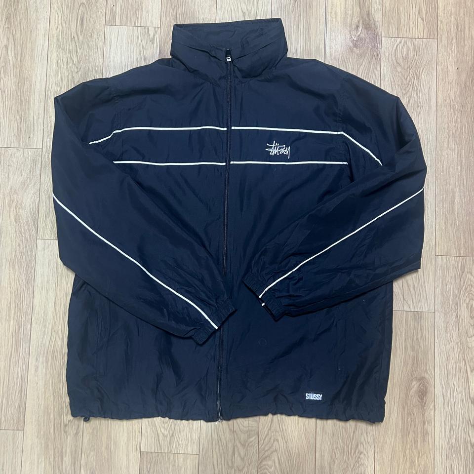 레어 90-00s 스투시 올드스쿨 어쎈틱기어 바람막이 L 105